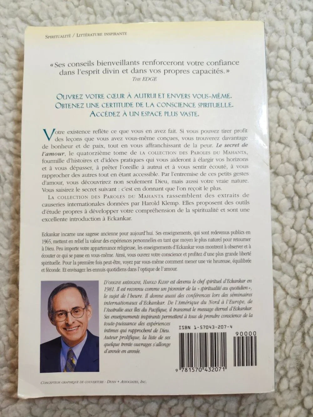 Harold Klemp Le Secret De L'Amour French Paperback Spirituality Eckankar Tome 14 - Picture 15 of 15